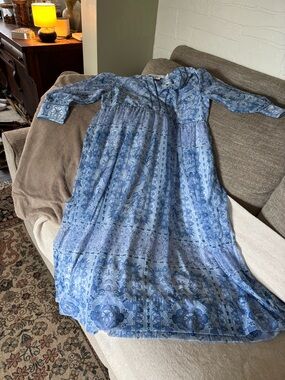 Gretchen Scott Designs Watteau Crinkly Borderline Dress size Medium